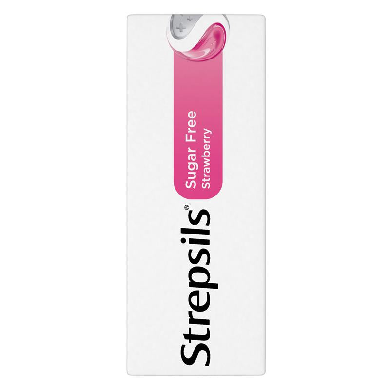 Load image into Gallery viewer, Strepsils Sugar Free Strawberry 36 Lozenges
