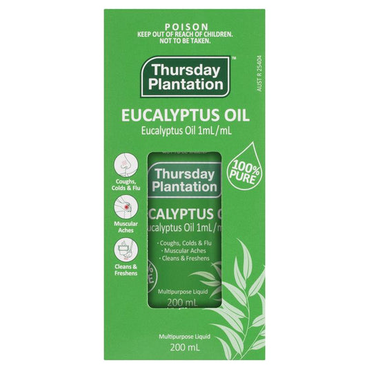 Thursday Plantation 100% Pure Eucalyptus Oil 200ml