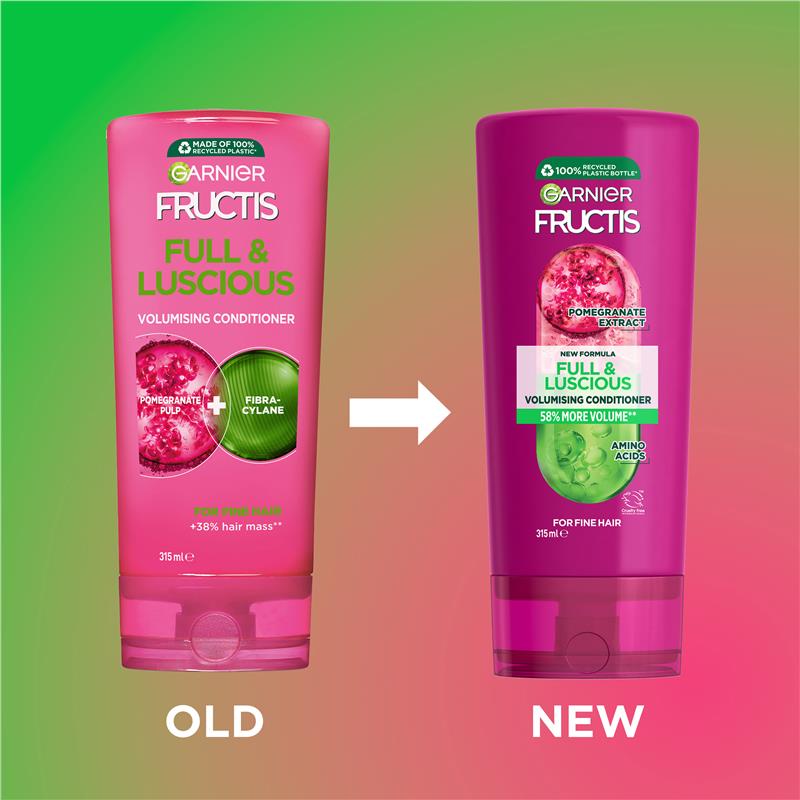 Load image into Gallery viewer, Garnier Fructis Full and Luscious Conditioner 315ml
