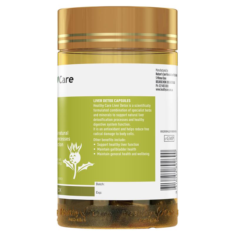 Load image into Gallery viewer, Healthy Care Liver Detox 100 Capsules
