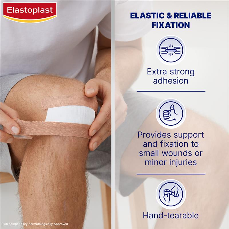 Load image into Gallery viewer, Elastoplast Elastic Fabric Roll Plaster 2.5cm x 3m
