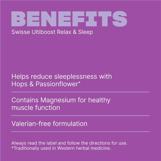 Swisse Ultiboost Relax & Sleep 60 Tablets