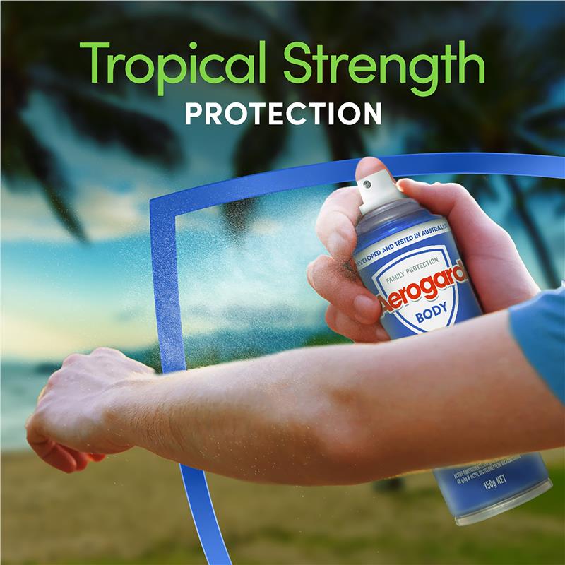 Load image into Gallery viewer, Aerogard Tropical Strength Insect Repellant 150g Aerosol
