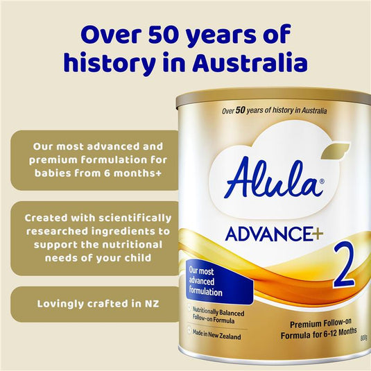 Alula Advance+ Stage 2 Follow On Formula 6-12 Months 800g