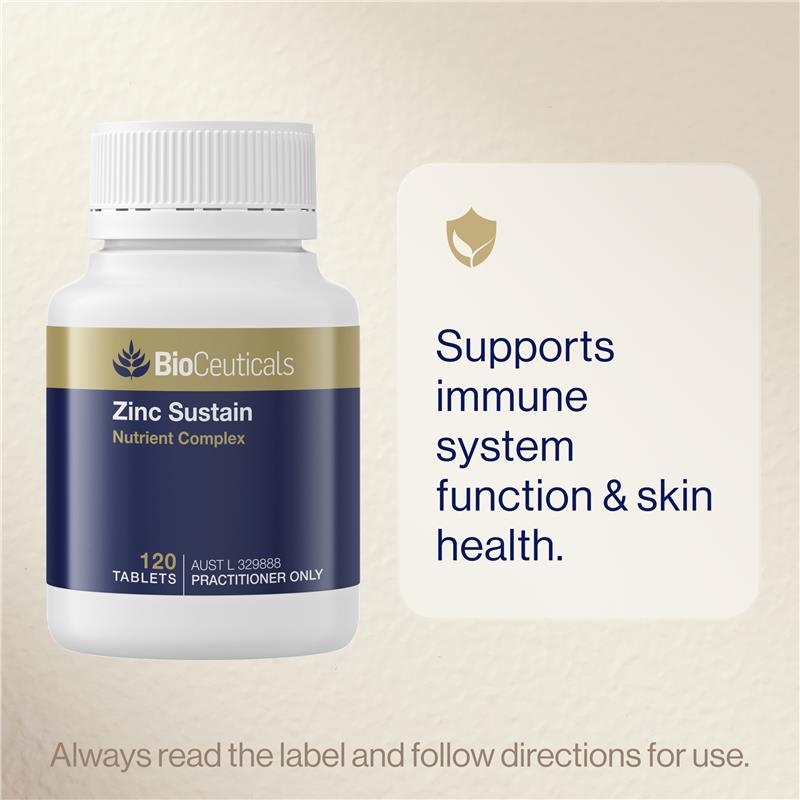 Load image into Gallery viewer, BioCeuticals Zinc Sustain 120 Tablets
