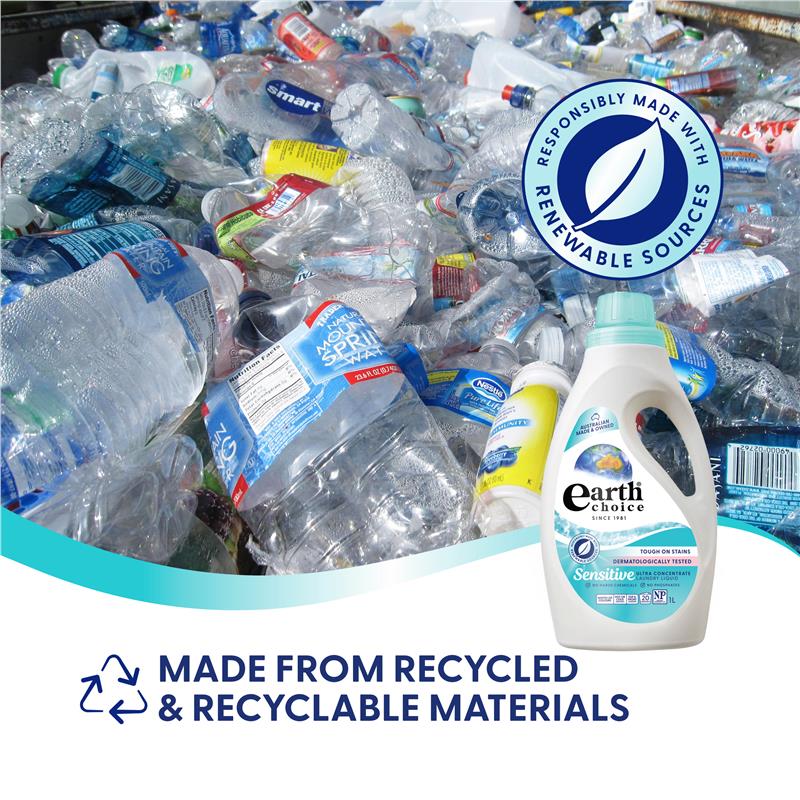 Load image into Gallery viewer, Earth Choice Laundry Liquid Ultra Concentrate Sensitive 1 Litre
