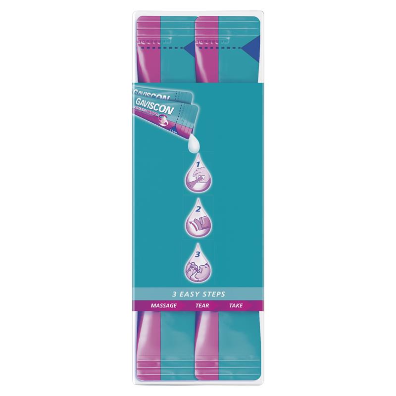 Load image into Gallery viewer, Gaviscon Dual Action Liquid Sachets Peppermint 24 Pack
