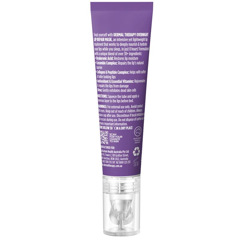 Load image into Gallery viewer, Dermal Therapy Overnight Lip Repair 10ml
