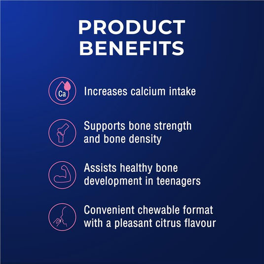 Ostelin Calcium & Vitamin D3 60 Chewable Tablets