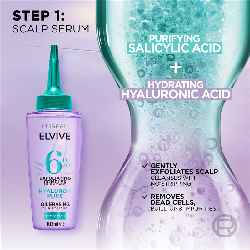 Load image into Gallery viewer, L'Oreal Elvive Hyaluron Pure Oil Erasing Scalp Serum 100ml
