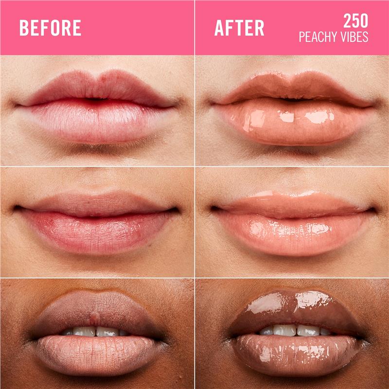 Load image into Gallery viewer, Rimmel Thrill Seeker Glassy Gloss 250 Peachy Vibes
