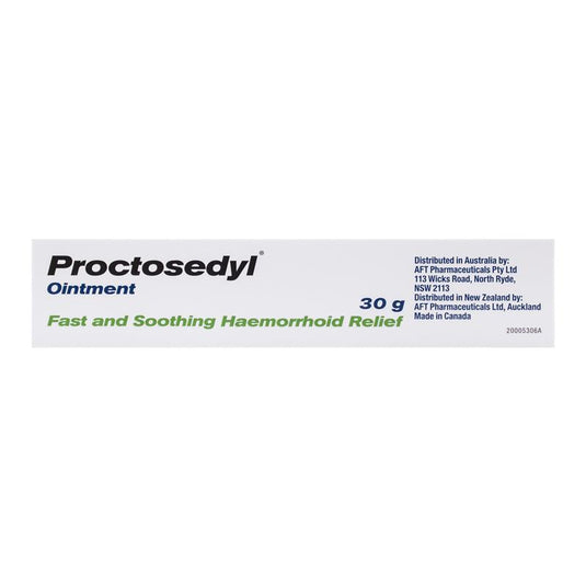 Proctosedyl Haemorrhoids Relief Ointment Cream 30g