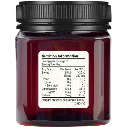 Barnes Naturals Australian Manuka Honey 250g MGO 100+