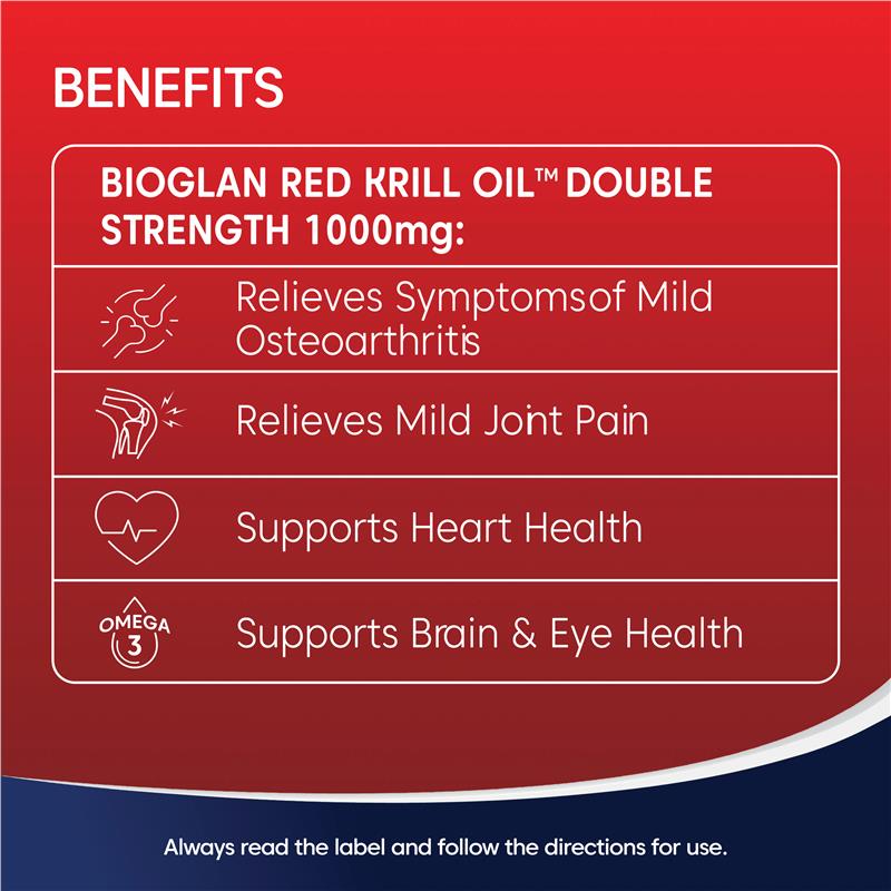 Load image into Gallery viewer, Bioglan Red Krill Oil 1000mg 60 Capsules
