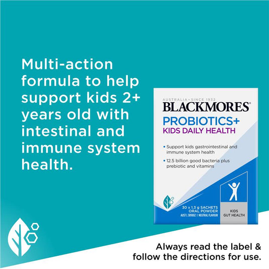 Blackmores Probiotics+ Kids Daily Health Powder 30 Sachets