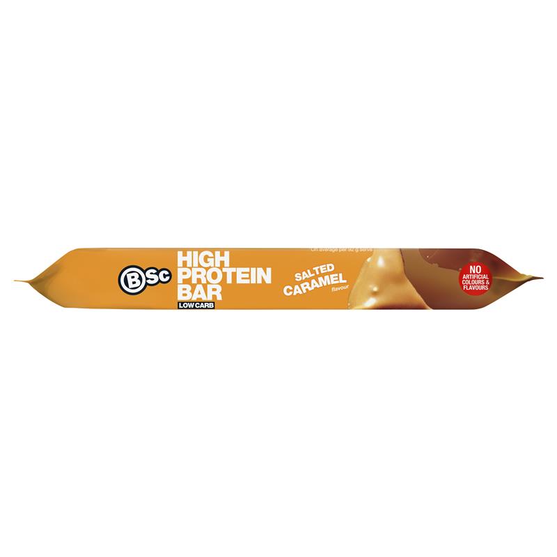 Load image into Gallery viewer, BSc High Protein Bar Salted Caramel 92g
