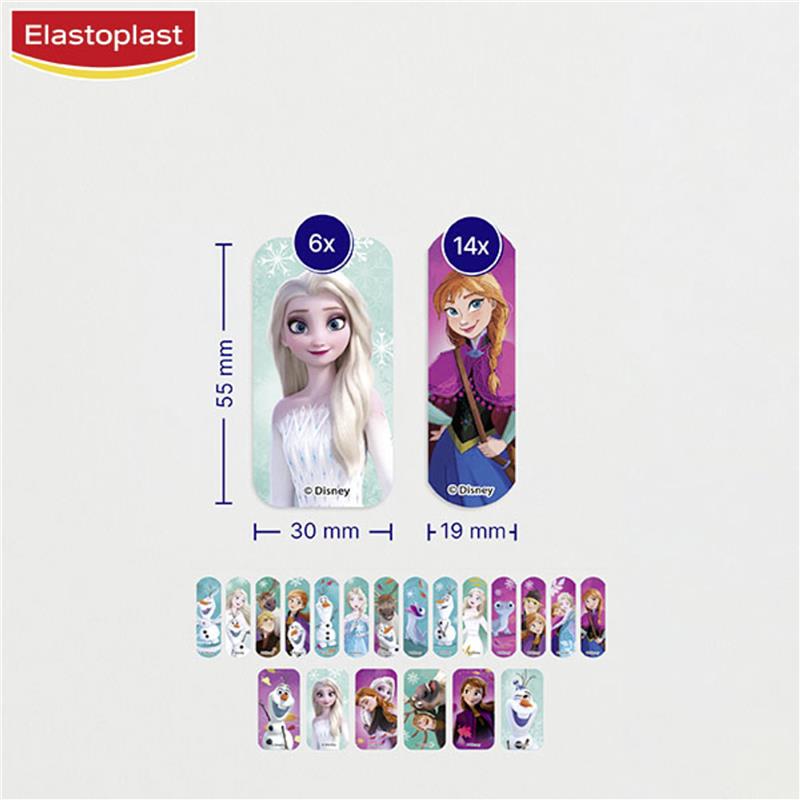 Load image into Gallery viewer, Elastoplast Disney Character Strips Frozen II 20 Pack

