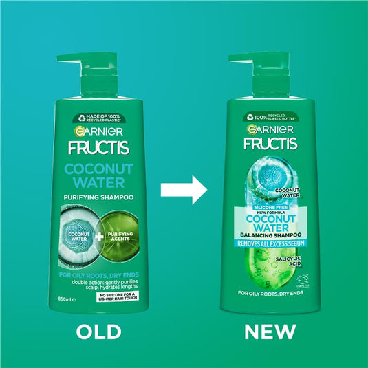 Garnier Fructis Coconut Water Shampoo 850ml