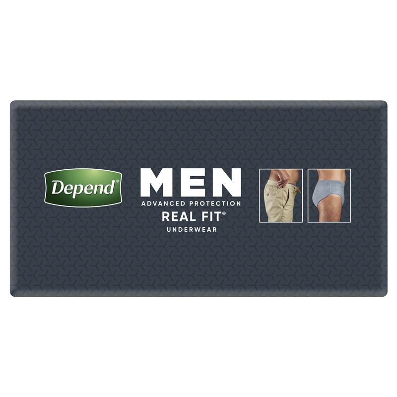 Load image into Gallery viewer, Depend Men Real Fit Underwear Medium 16 Bulk Pack
