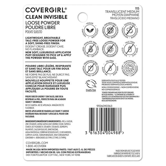 Covergirl Clean Invisible Loose Powder
