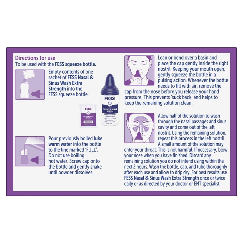Load image into Gallery viewer, Fess Nasal &amp; Sinus Wash Extra Strength Refill 24 Sachets
