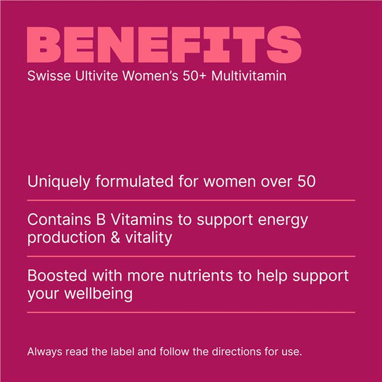 Swisse Womens Multivitamin 50+ 90 Tablets
