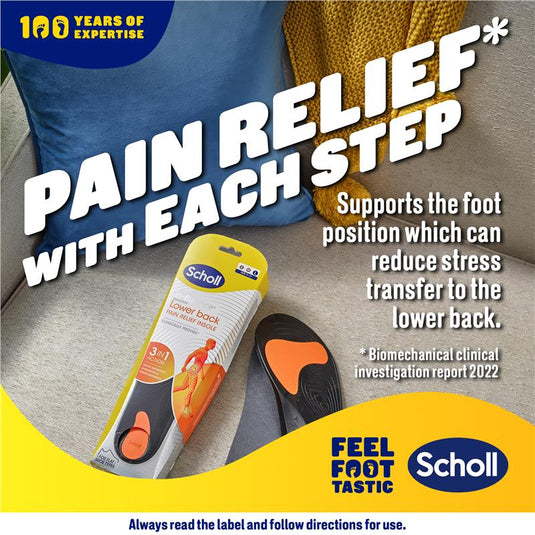 Scholl In Balance Lower Back Orthotic Insole Large