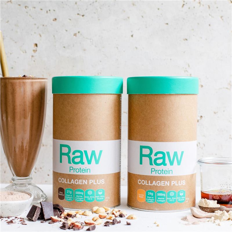 Load image into Gallery viewer, Amazonia Raw Protein Collagen Plus Choc Hazelnut 750g
