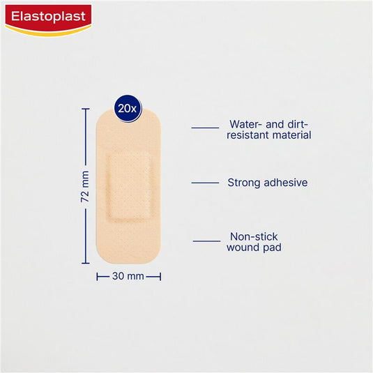 Elastoplast Extra Wide Plastic Strips 20