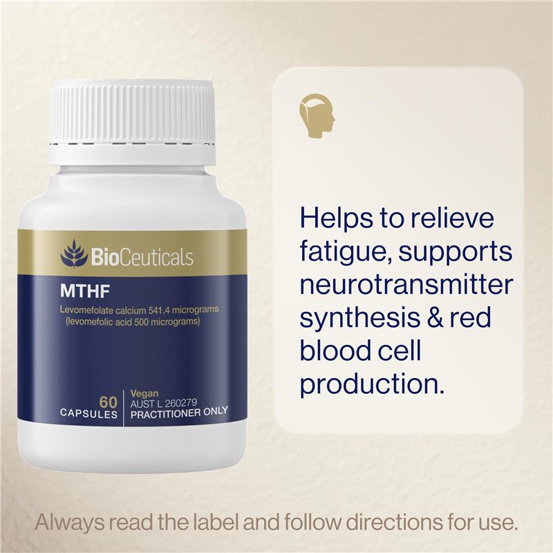 Load image into Gallery viewer, BioCeuticals MTHF 60 Capsules
