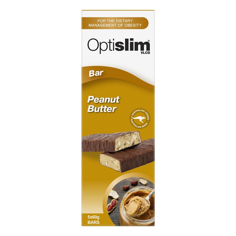 Load image into Gallery viewer, Optislim VLCD Bar Peanut Butter 5 Pack
