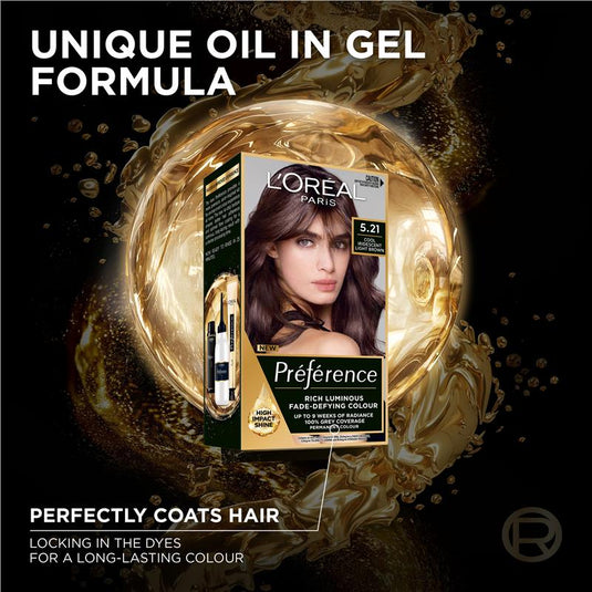 L'Oreal Paris Preference Florence 5.21 Cool Iridescent Light Brown