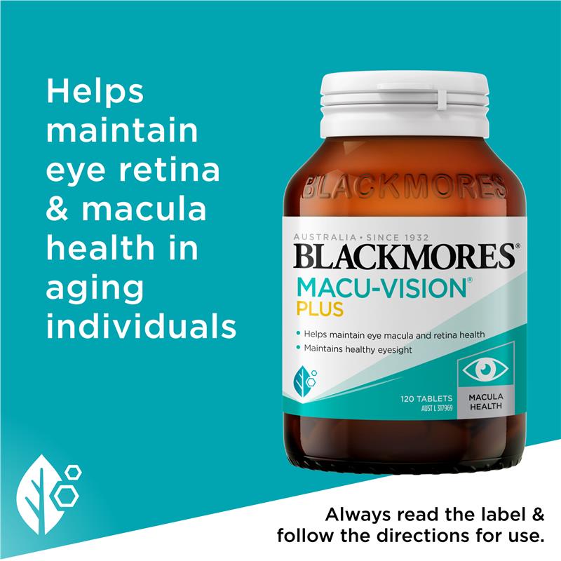 Load image into Gallery viewer, Blackmores Macu Vision Plus 120 Tablets
