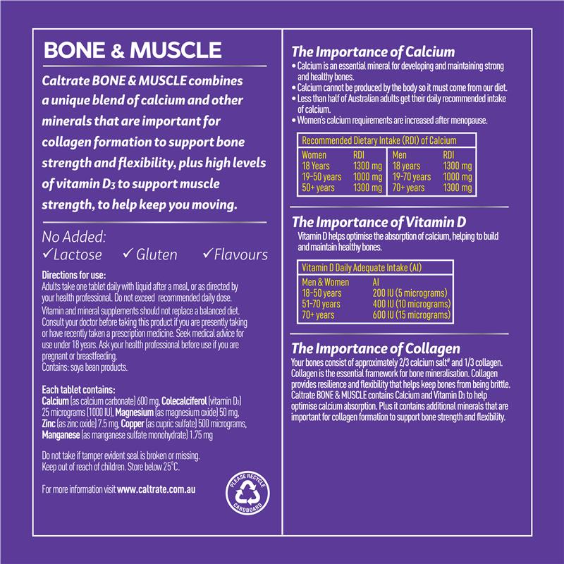 Load image into Gallery viewer, Caltrate Bone and Muscle Health 200 Tablets Exclusive Size
