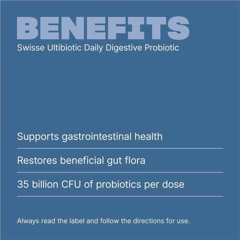 Load image into Gallery viewer, Swisse Ultibiotic Daily Digestive Probiotic 90 Capsules
