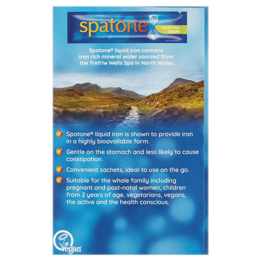 Spatone Iron Supplement 28 Sachets Apple Flavour