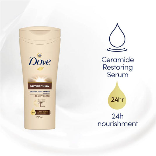 Dove Summerglow Body Lotion Medium To Dark Skin 250ml