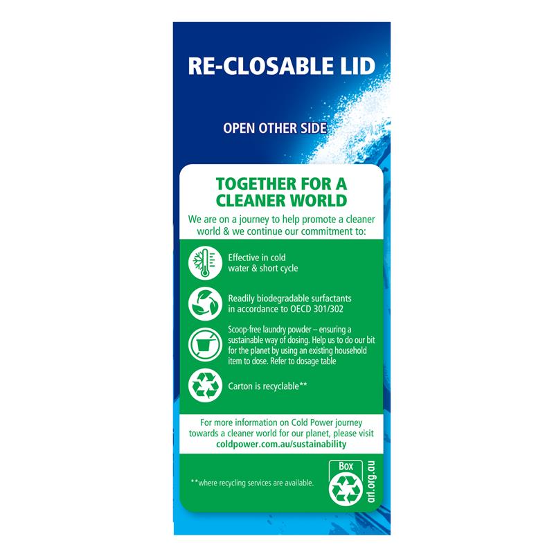 Load image into Gallery viewer, Cold Power Advanced Clean Laundry Powder 1kg
