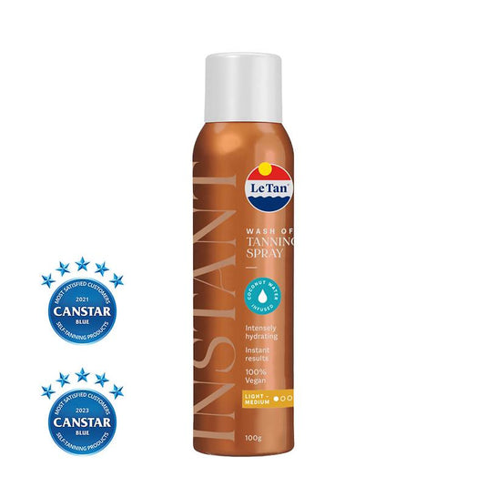 Le Tan Coconut Wash Off Tanning Spray 100g