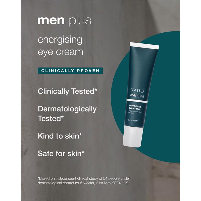 Load image into Gallery viewer, Natio Mens Plus Energising Eye Cream 20ml
