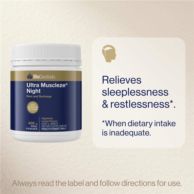 Load image into Gallery viewer, Bioceuticals Ultra Muscleze Night 400g
