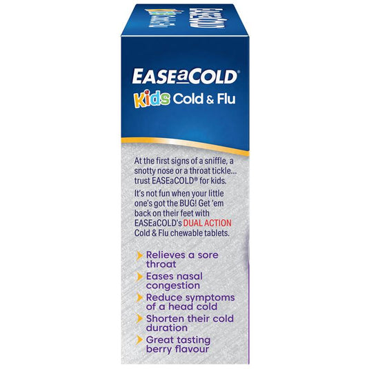 Ease a Cold & Flu Kids Berry 24 Chewable Tablets