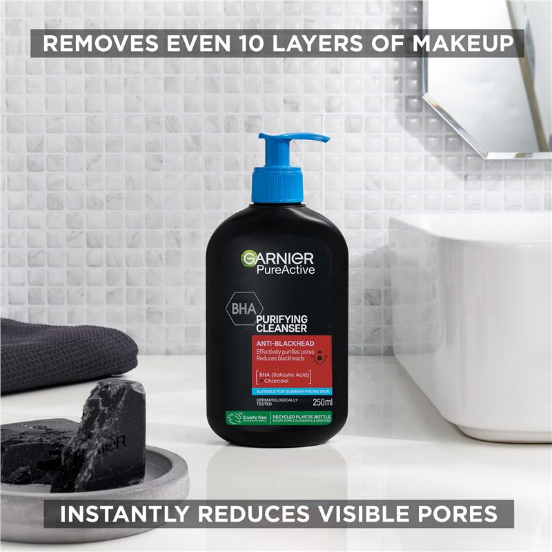 Load image into Gallery viewer, Garnier Pure Active Deep Charcoal Cleanser 250ml
