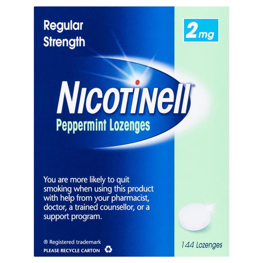 Nicotinell Lozenges Mint 2mg 144 Exclusive Size