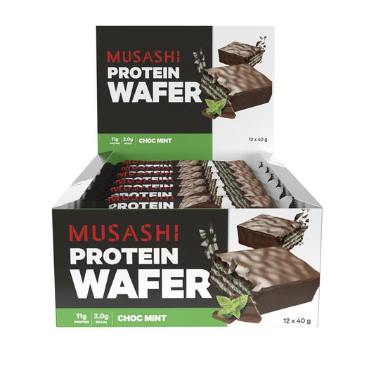 Musashi Protein Wafer Choc Mint 40g
