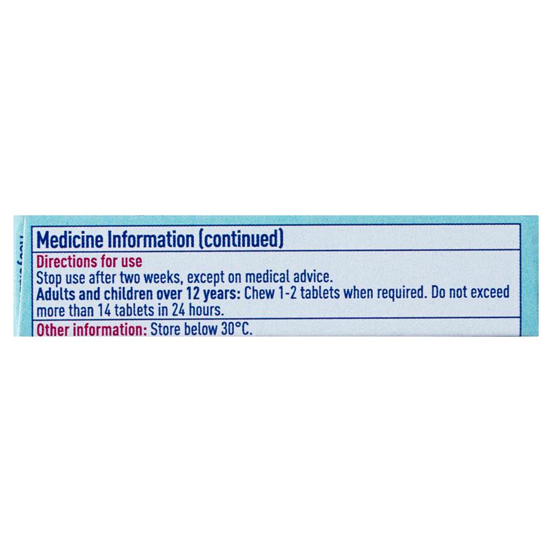 Load image into Gallery viewer, Mylanta 2Go Antacid FastChews Tablets Mint 8 Pack
