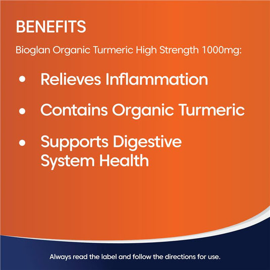 Bioglan Turmeric 1000mg 250 Tablets Exclusive Size