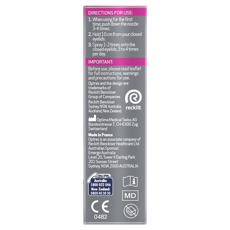 Load image into Gallery viewer, Optrex Advance Actimist Preservative Free Dry Eye Spray 10ml
