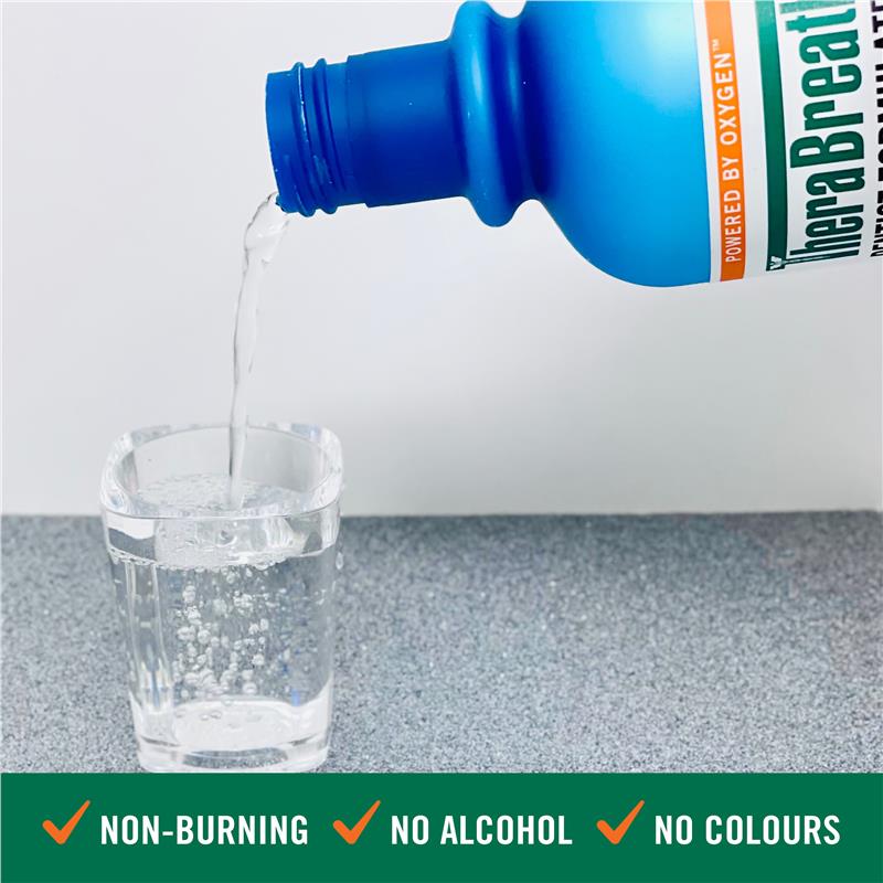 Load image into Gallery viewer, Therabreath Icy Mint Oral Rinse 1 Litre
