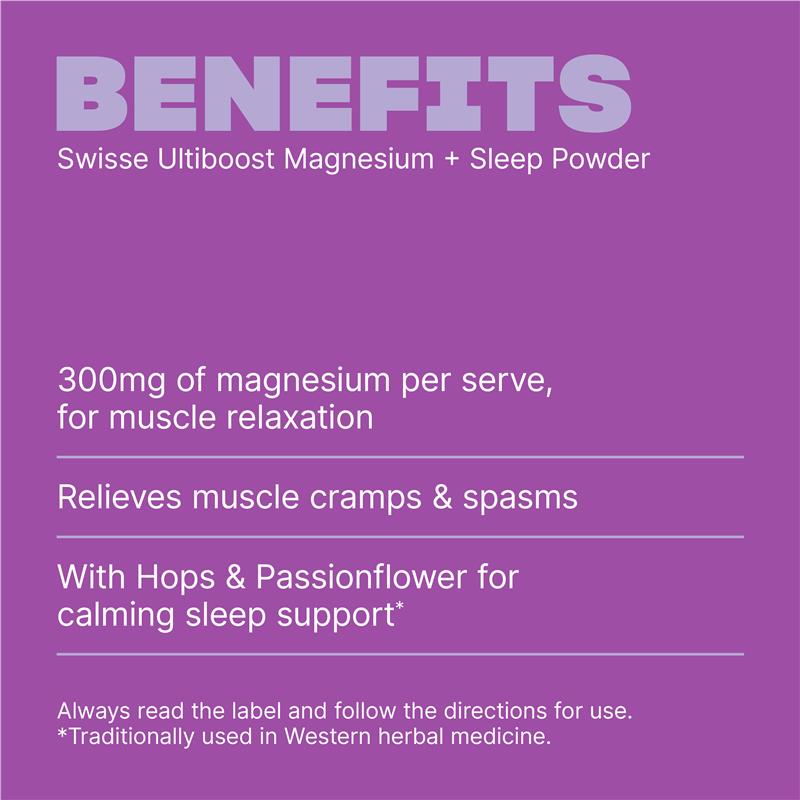 Load image into Gallery viewer, Swisse Magnesium + Sleep Powder 180g
